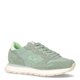 Ally Solid sneaker in pelle e tessuto verde - SUN68 | Boscaini Scarpe
