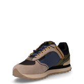Travis Sport Trek sneaker in tessuto e pelle blu nero verde militare | Boscaini Scarpe