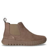 Flextride stivaletto in pelle scamosciata grigio tortora | Boscaini Scarpe