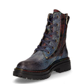 Anfibio in pelle con zip jeans | Boscaini Scarpe