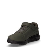 Uno Lite Vendox sneaker in ecopelle bambino oliva nero | Boscaini Scarpe