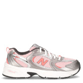 530 sneaker ragazza in ecopelle grey rose - Mid Season Sale Bambino | Boscaini Scarpe