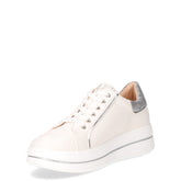 Sneaker con platform in ecopelle bianco | Boscaini Scarpe