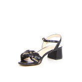 Sandalo intrecciato con tacco | Boscaini Scarpe
