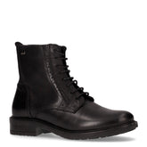 Stivaletto stringato in pelle con zip nero - Nuovi arrivi Donna | Boscaini Scarpe