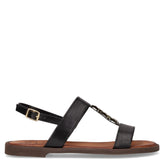 Sandalo nero - Sandali Bassi Donna | Boscaini Scarpe