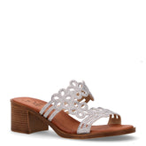 Ciabatta con tacco bianco | Boscaini Scarpe