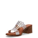 Ciabatta con tacco bianco | Boscaini Scarpe