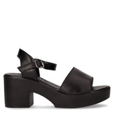 Sandalo con tacco nero - Sandali Con Tacco Donna | Boscaini Scarpe