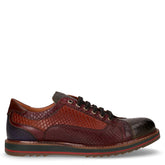 Sneaker casual in pelle marrone foresta - EXTON UOMO | Boscaini Scarpe