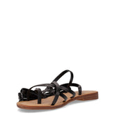 Sandalo infradito con laccetti black | Boscaini Scarpe