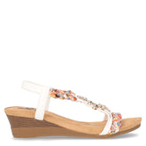 Sandalo con zeppa bianco - Sandali Con Tacco Donna | Boscaini Scarpe