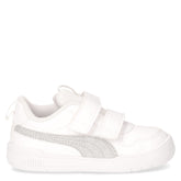 Multiflex Glitz sneaker in ecopelle bambina bianco argento - Scarpe Bambina | Boscaini Scarpe