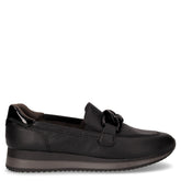 Mocassino con catena in ecopelle nero - Mocassini Donna | Boscaini Scarpe