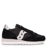 Jazz OTriplel sneaker in pelle e tessuto nero argento | Boscaini Scarpe