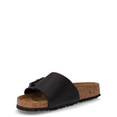 Catalina ciabatta in ecopelle nero | Boscaini Scarpe