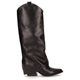 Stivale camperos in pelle nero - Stivali Donna | Boscaini Scarpe