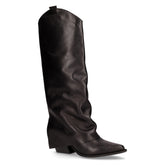 Stivale camperos in pelle nero - Stivali Donna | Boscaini Scarpe