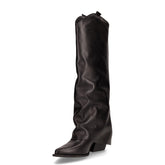 Stivale camperos in pelle nero | Boscaini Scarpe