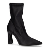 Tronchetto a punta in ecopelle nero - Tronchetti Donna | Boscaini Scarpe