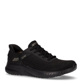 Bobs squad chaos current muse sneaker slip ins in tessuto nero - SKECHERS DONNA | Boscaini Scarpe