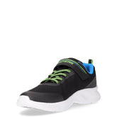 Dynamatic Swift Tread sneaker bambino in tessuto nero blu lime | Boscaini Scarpe