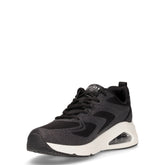 Tres air uno glit airy sneaker  in ecopelle nero | Boscaini Scarpe