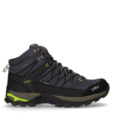 Rigel mid scarpa da trekking in pelle grigio giallo - Scarpe Trekking Uomo | Boscaini Scarpe