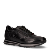Sneaker con zip laterale in pelle nero - BUGATTI | Boscaini Scarpe