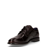 Stringata in pelle marrone scuro | Boscaini Scarpe