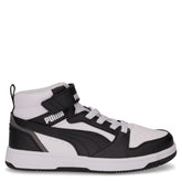 Rebound v6 sneaker bambino in ecopelle bianco nero - Sneakers Bambino | Boscaini Scarpe