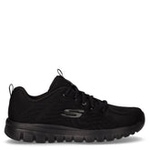 Graceful get connected sneaker in tessuto nero - SKECHERS DONNA | Boscaini Scarpe