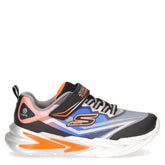 S Lights Flex Glow ultra sneaker con luci bambino nero argento | Boscaini Scarpe