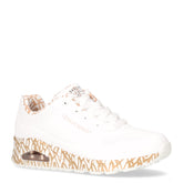 Uno loving love sneaker in ecopelle bianco - SKECHERS DONNA | Boscaini Scarpe