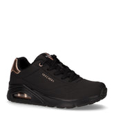 uno golden air sneaker in ecopelle nero - Donna | Boscaini Scarpe