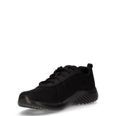 Bounder Karonik sneaker ragazzo in tessuto ed ecopelle nero | Boscaini Scarpe