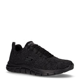 Track front runnert sneaker in tessuto nero | Boscaini Scarpe