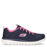 Graceful get connected sneaker in tessuto blu rosa | Boscaini Scarpe