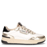 Sneaker in pelle bianco oro - VICTORIA | Boscaini Scarpe