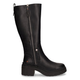 Stivale in ecopelle con tacco nero - Stivali Donna | Boscaini Scarpe