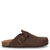 Sara ciabatta in ecopelle mogano - Mules | Boscaini Scarpe