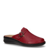 Dami ciabatta in pelle con plantare estraibile rubino - GRUNLAND | Boscaini Scarpe