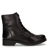 Rawelle stivaletto stringato in pelle nero - GEOX UOMO | Boscaini Scarpe