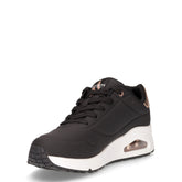 Uno golden air sneaker in ecopelle nero | Boscaini Scarpe