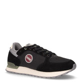 Travis Authentic sneaker in pelle e tessuto nero - COLMAR | Boscaini Scarpe