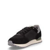 Travis Authentic sneaker in pelle e tessuto nero | Boscaini Scarpe