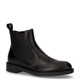 Stivaletto beatles in pelle stile inglese nero - FRAU | Boscaini Scarpe