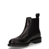 Stivaletto beatles in pelle stile inglese nero | Boscaini Scarpe