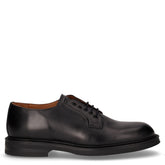 Stringata in pelle nero - FRAU | Boscaini Scarpe