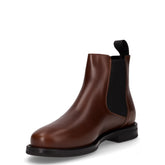 Stivaletto beatles in pelle cuoio | Boscaini Scarpe